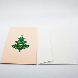 Christmas Tree New Design 2024 Pop Up Card Merry Christmas Theme Greeting Card Christmas Tree For Holiday Handicraft