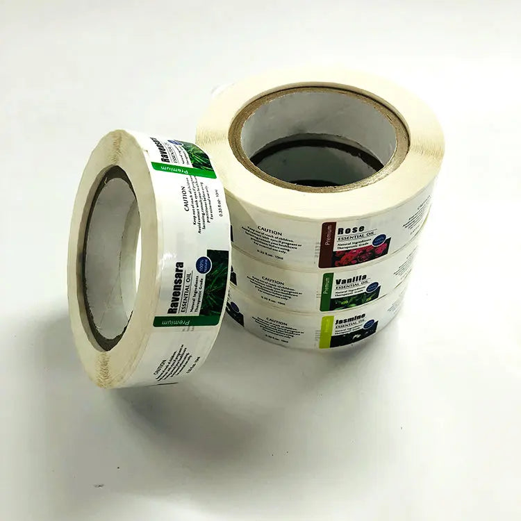 Custom Paper Product Packaging Printing Waterproof Custom Adhesive Vinyl Sticker Roll