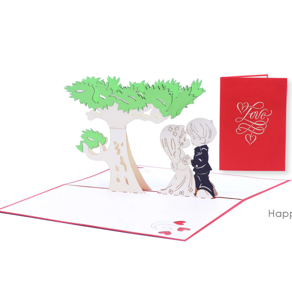 Handmade Pop Up Gift Card For Lover in Valentine day