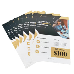 Customized Booklet Printing Brochure Paper Discount Flyer Advertising Leaflets Printing