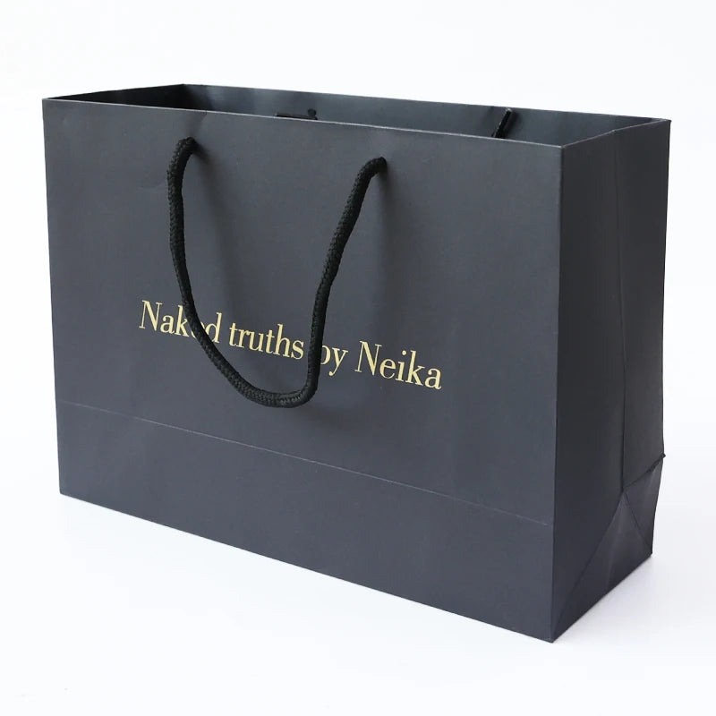 Fast Delivery High-end luxury famous brand shopping paper clothes bag