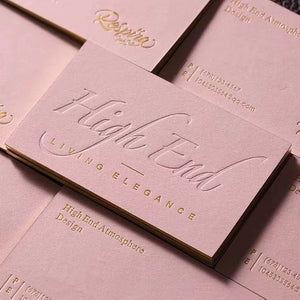 New Design Printed Embossed/debossed Business Card Paper Cards