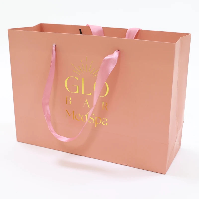 Fast Delivery High-end luxury famous brand shopping paper clothes bag