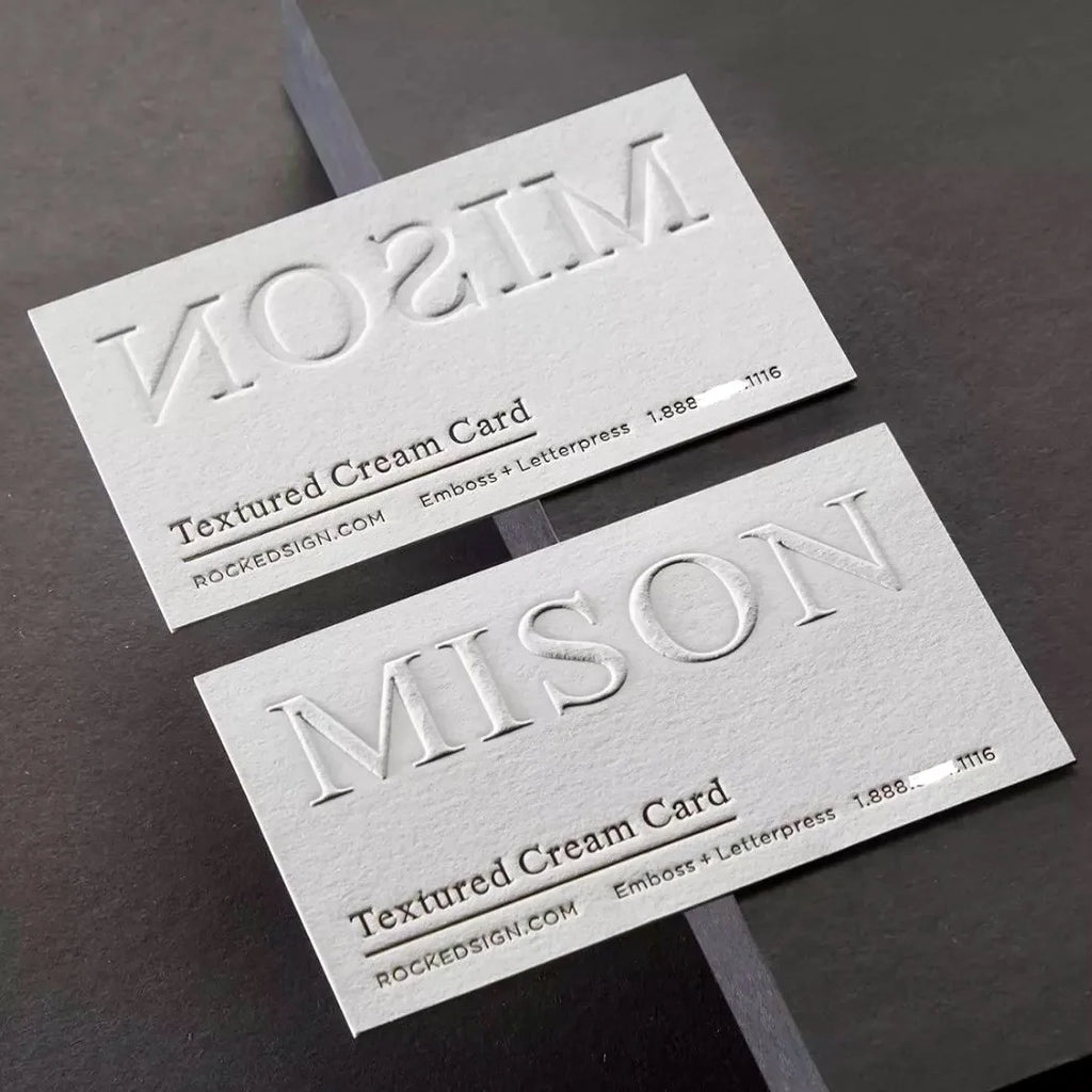 New Design Printed Embossed/debossed Business Card Paper Cards