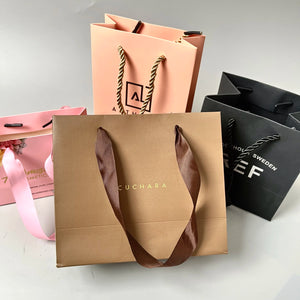 New design Small Size Jewelry Packaging Paper Bags