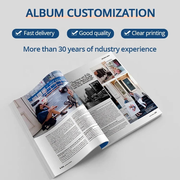 Custom print graphic design printing services book booklets magazine catalog printing personalise catalogue