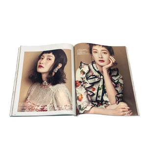 2024 Cheap High Quality Custom Full Color Fashion Model Magazine Printing